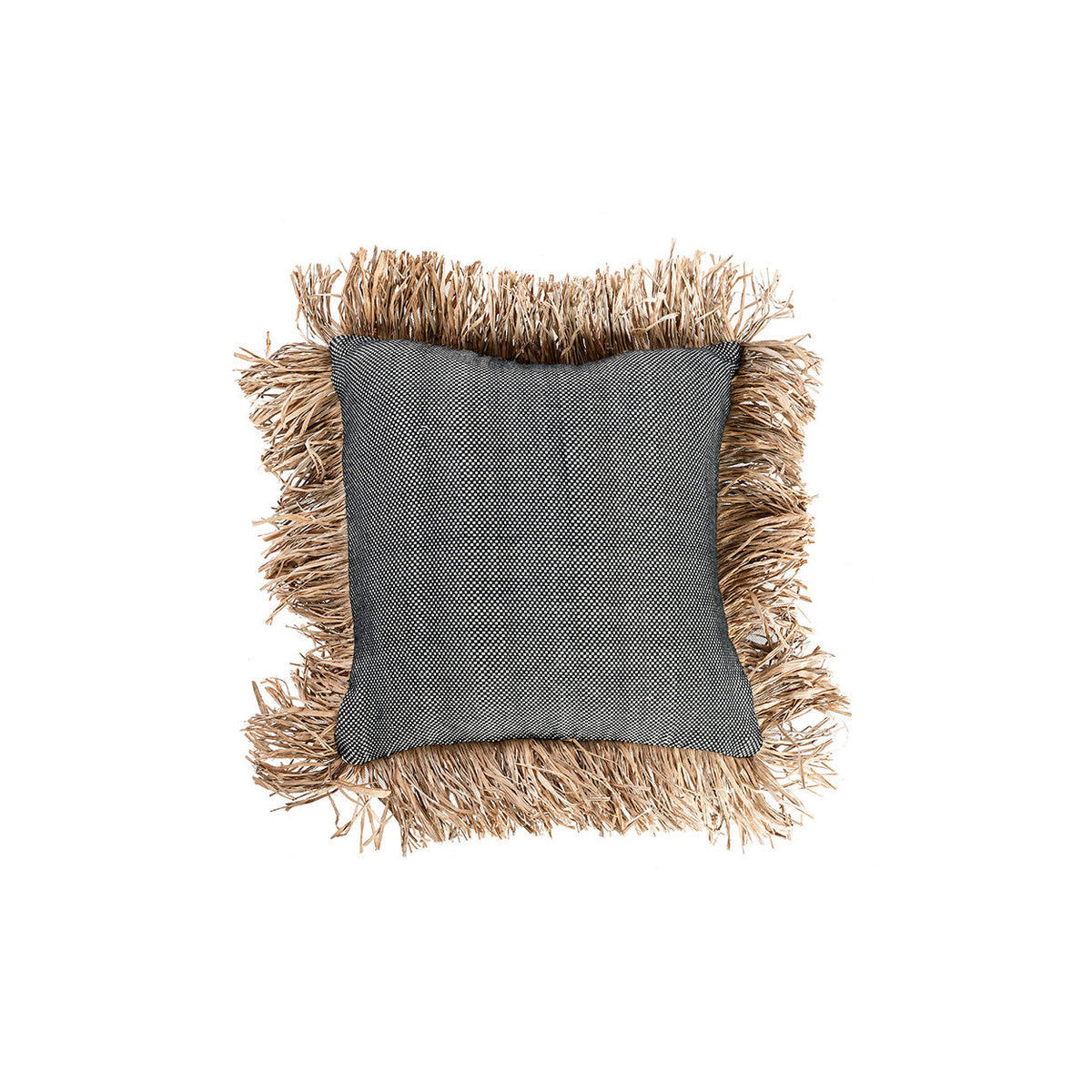 Der Kissenbezug Cotton Bonita - Natur-Schwarz - 40x40