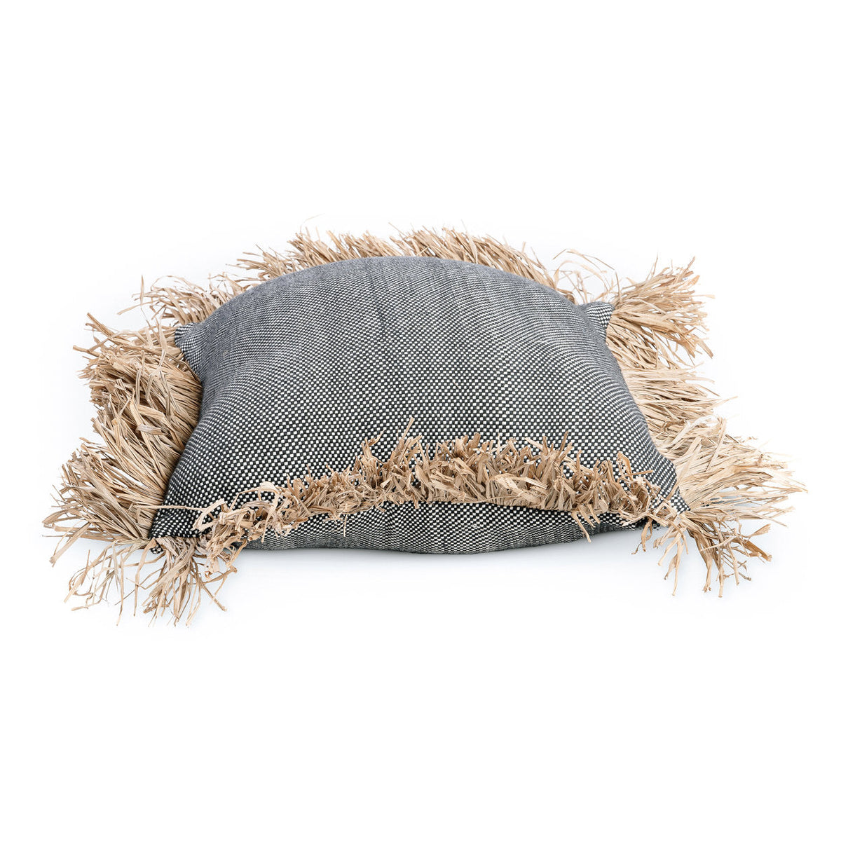 Der Kissenbezug Cotton Bonita - Natur-Schwarz - 40x40