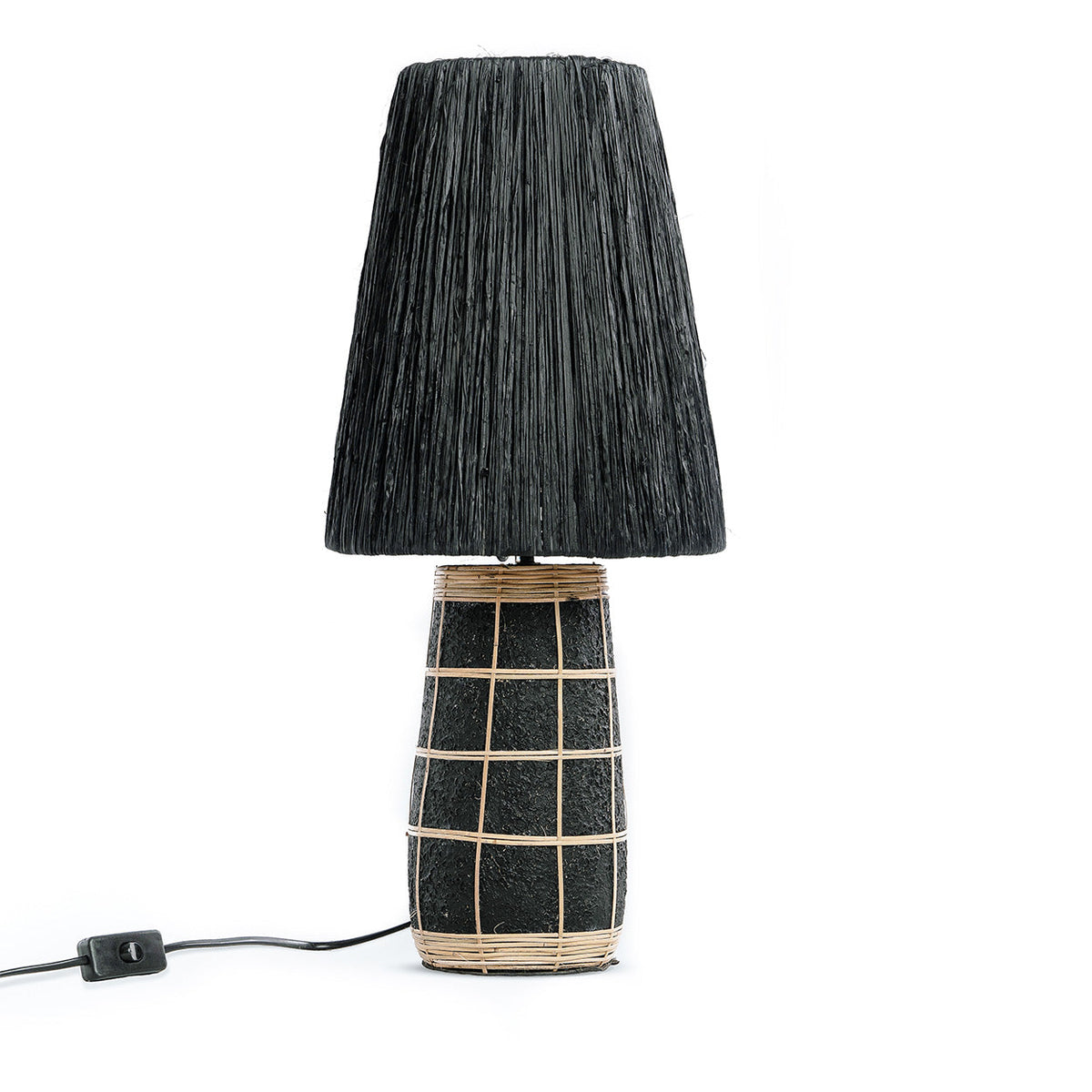 The Naxos Table Lamp - Black Natural