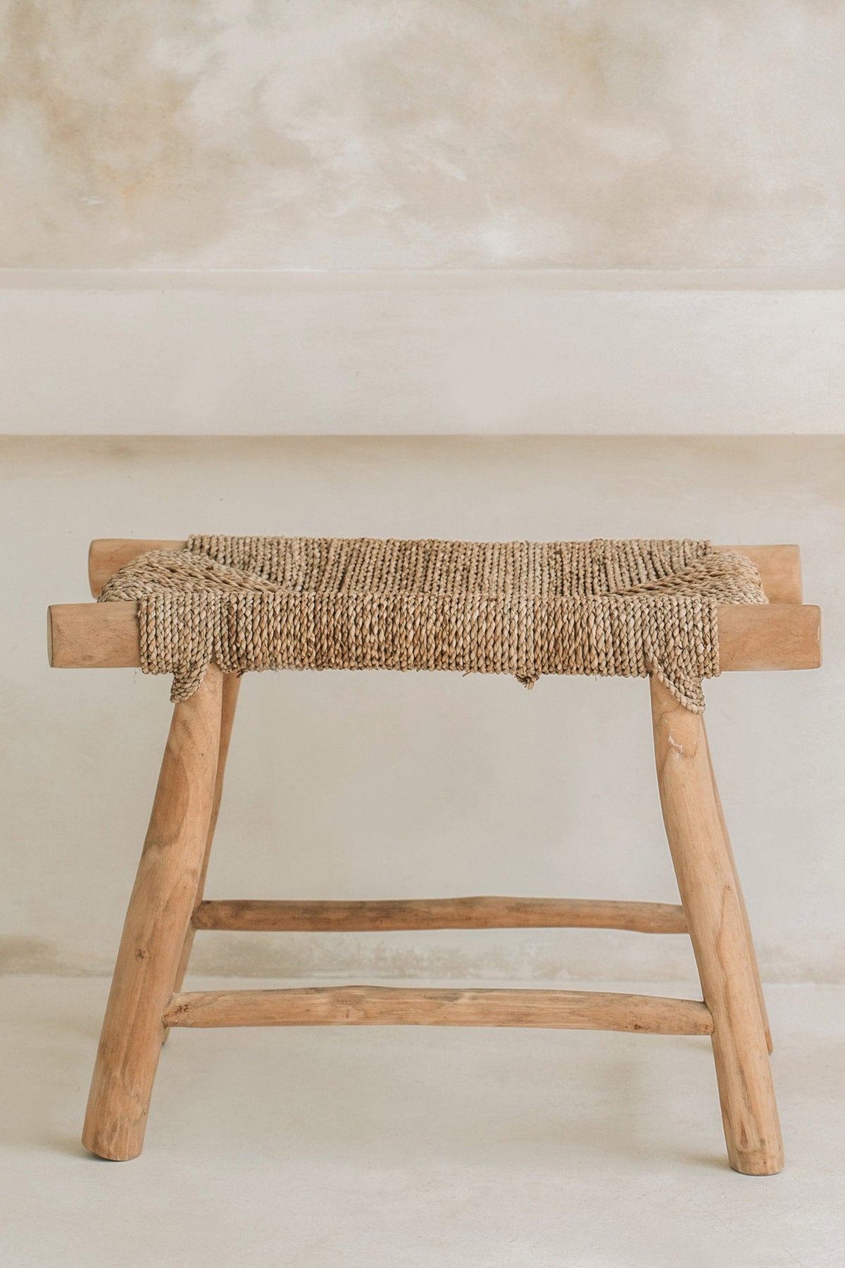 Le tabouret en jonc de mer Porto - Natural - M