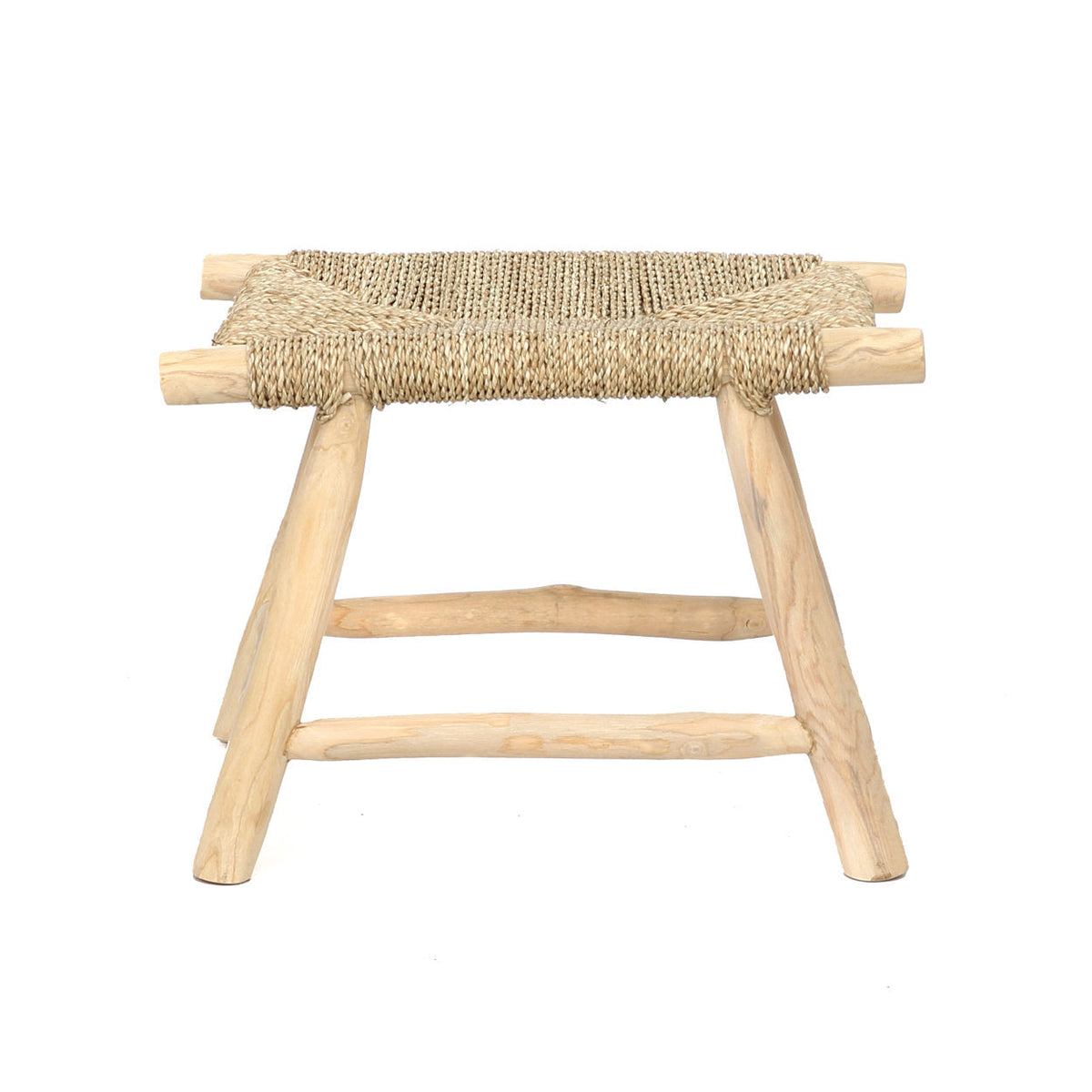 Le tabouret en jonc de mer Porto - Natural - M