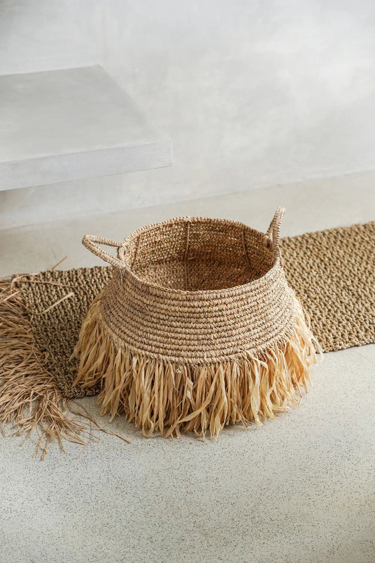 Paniers Raffia Deluxe - Naturel - Medium