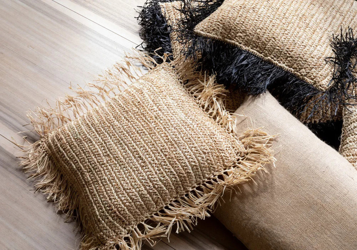 The Jute Cushion Cover - Natural - 30x60