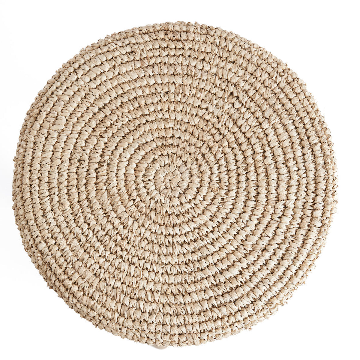 De raffia-barkruk
