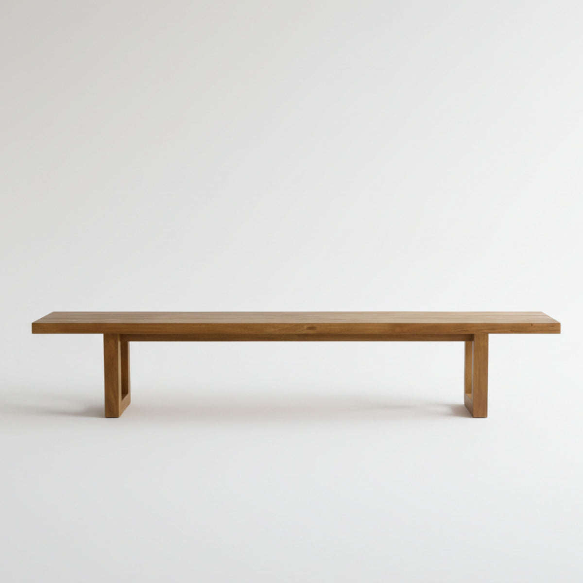 Bench With Square Foot - Natural - 220