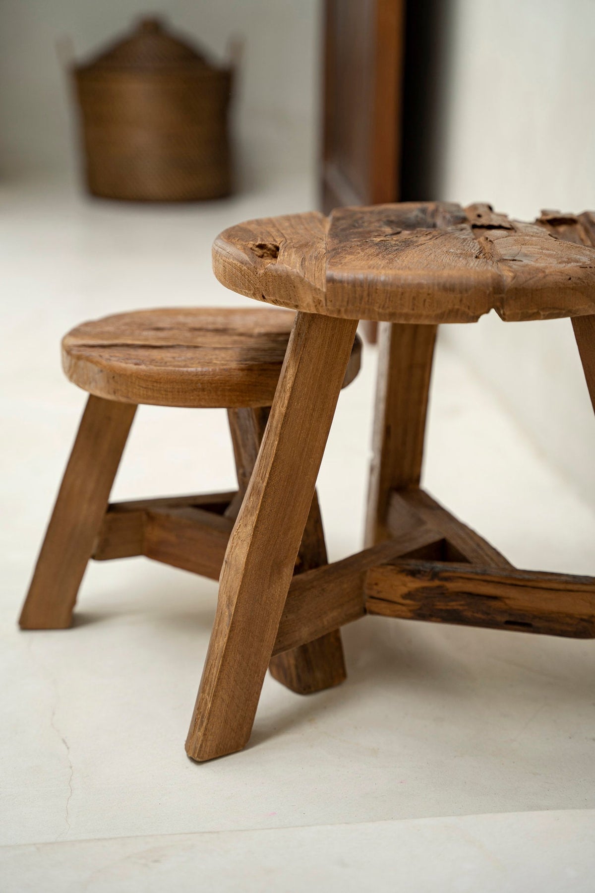 Le tabouret Yatai - Naturel - M