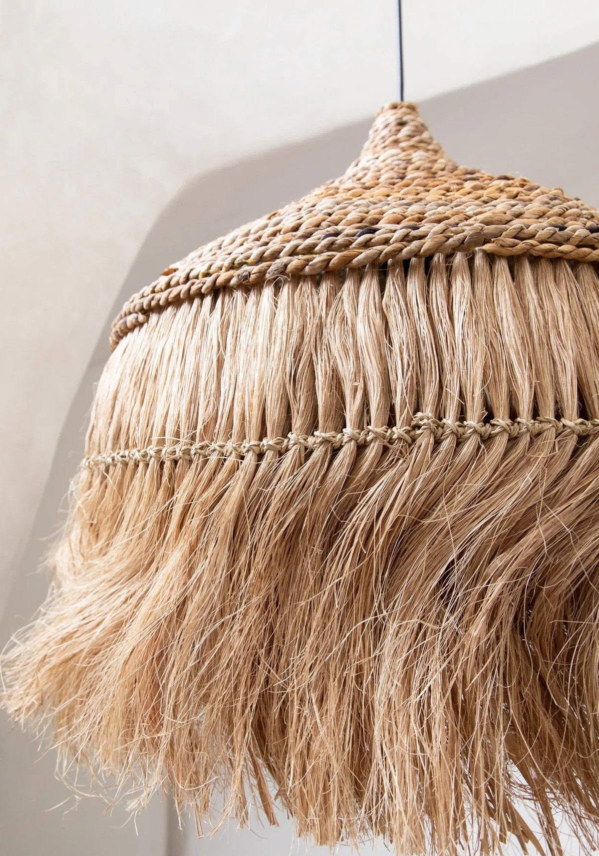 Pendelleuchte Abaca Hoola - Natur - L