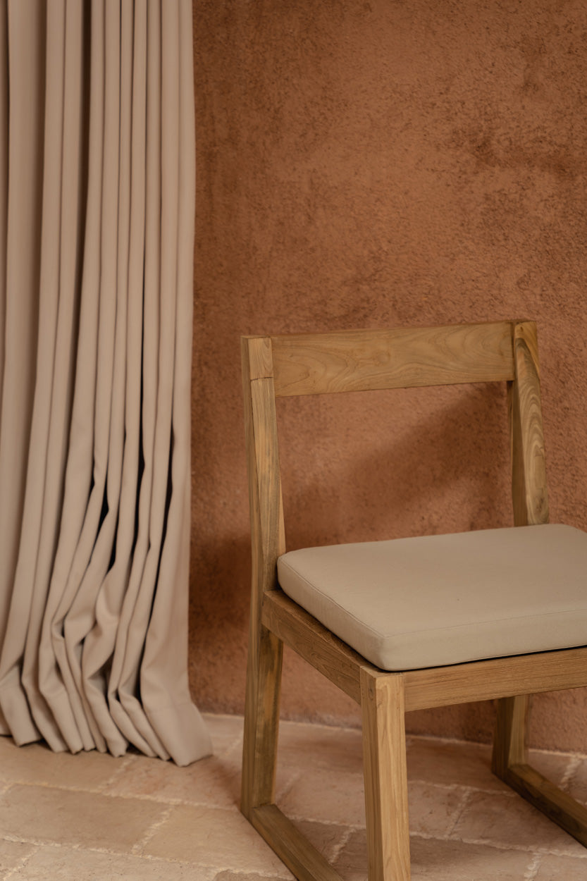 Chaise de salle à manger Linear - Gris naturel
