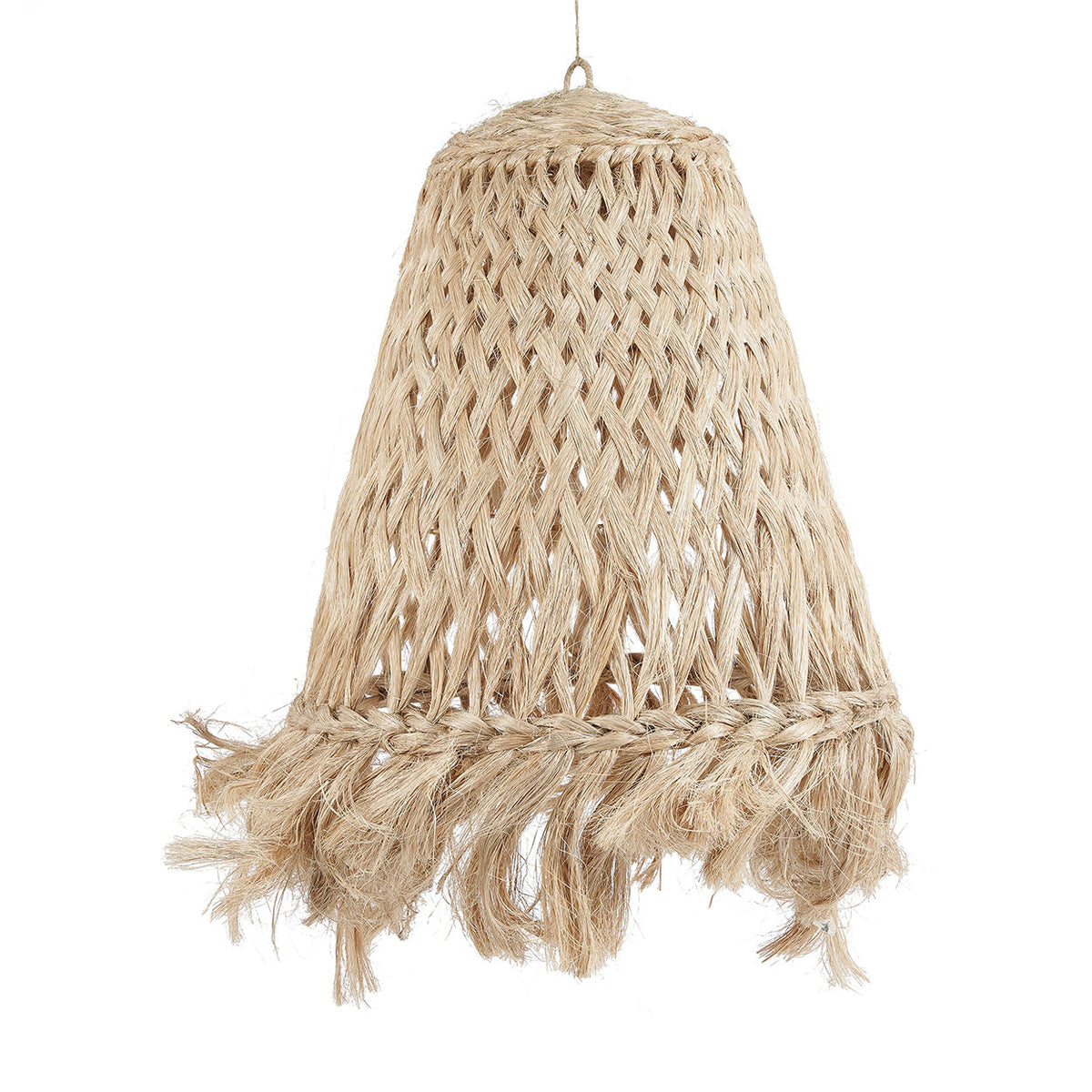 Die Pendelleuchte Abaca Jelly Fish - Natur - L