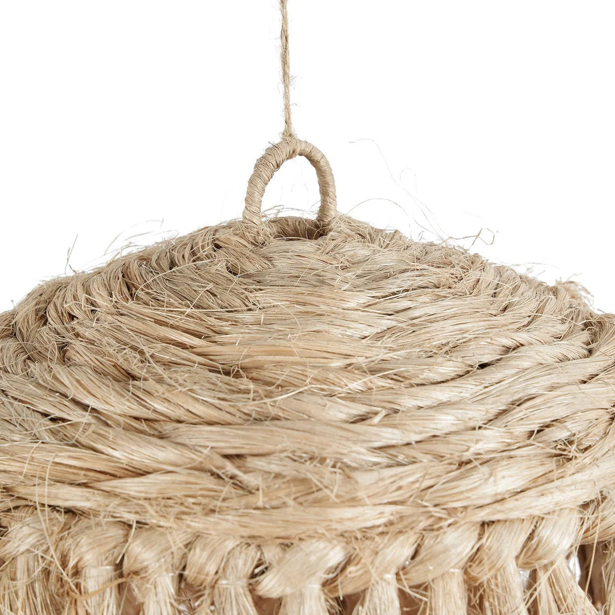 Die Pendelleuchte Abaca Jelly Fish - Natur - L