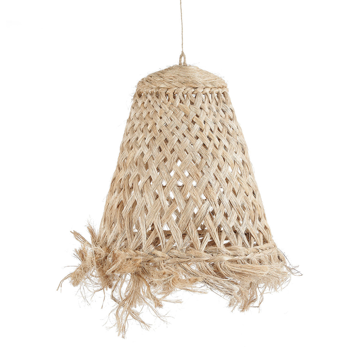 Suspension Abaca Jelly Fish - Naturel - M