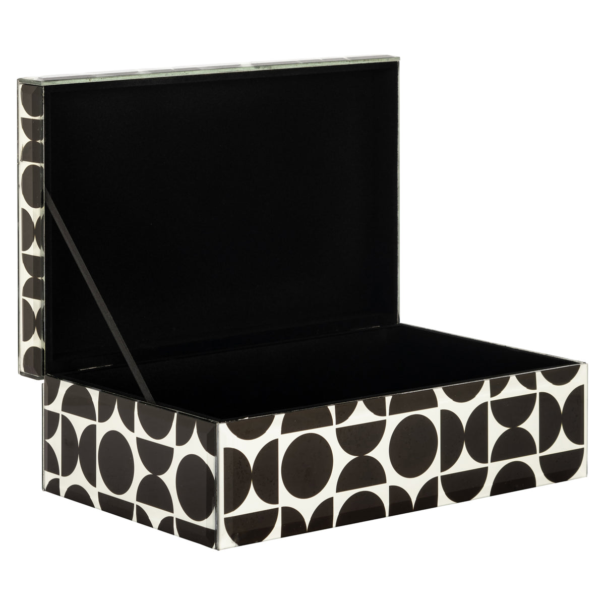 Boîte de rangement Vivian noire grande