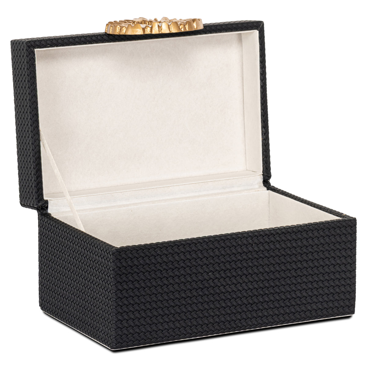 Storage box Amal black/gold small