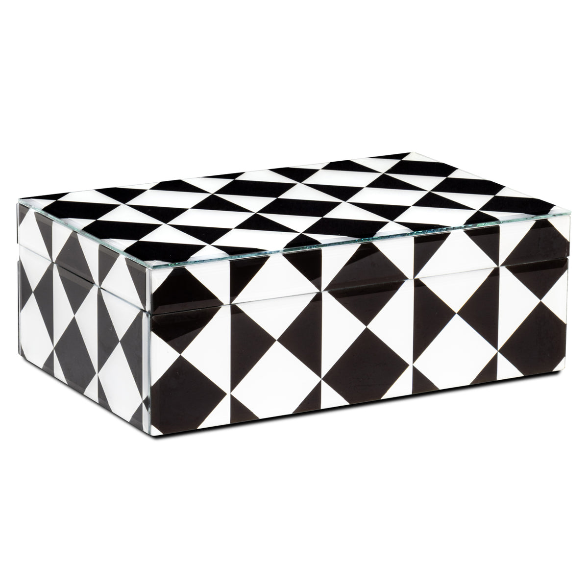 Boîte de rangement Silas black/white large