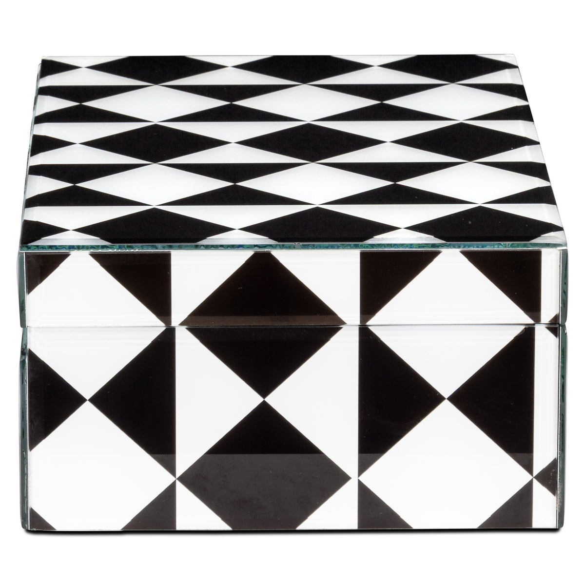 Boîte de rangement Silas black/white large