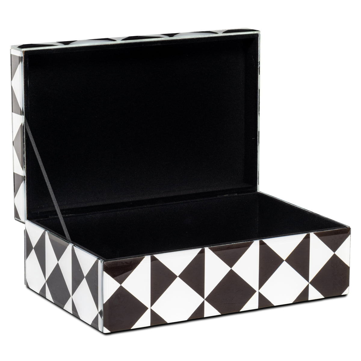 Boîte de rangement Silas black/white large