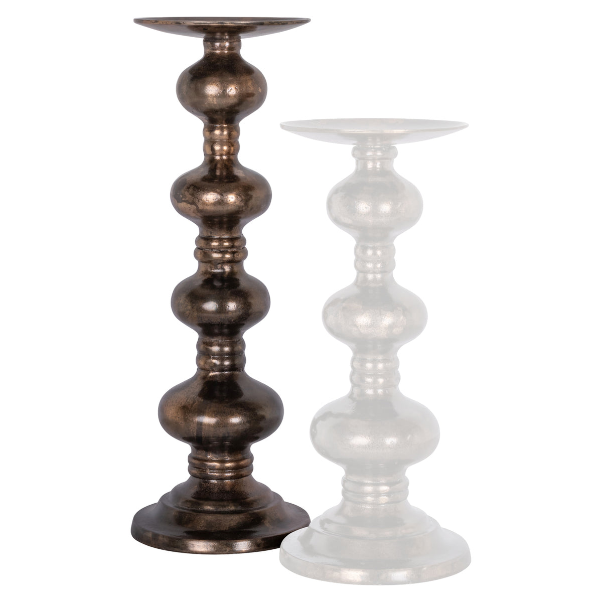 Joya copper candle holder large