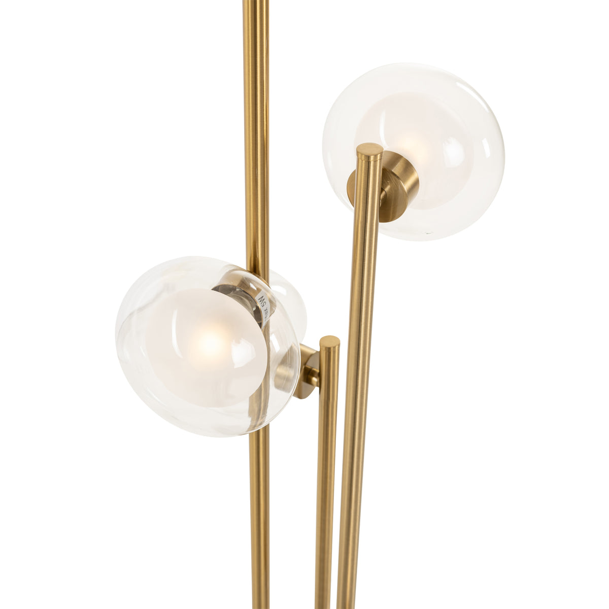 Stehlampe Luva gebürstetes Gold