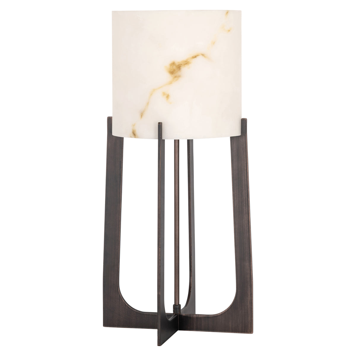 Tischleuchte Loura Bronze klein