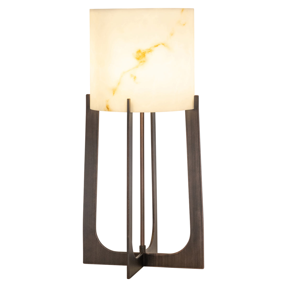 Tischleuchte Loura Bronze klein