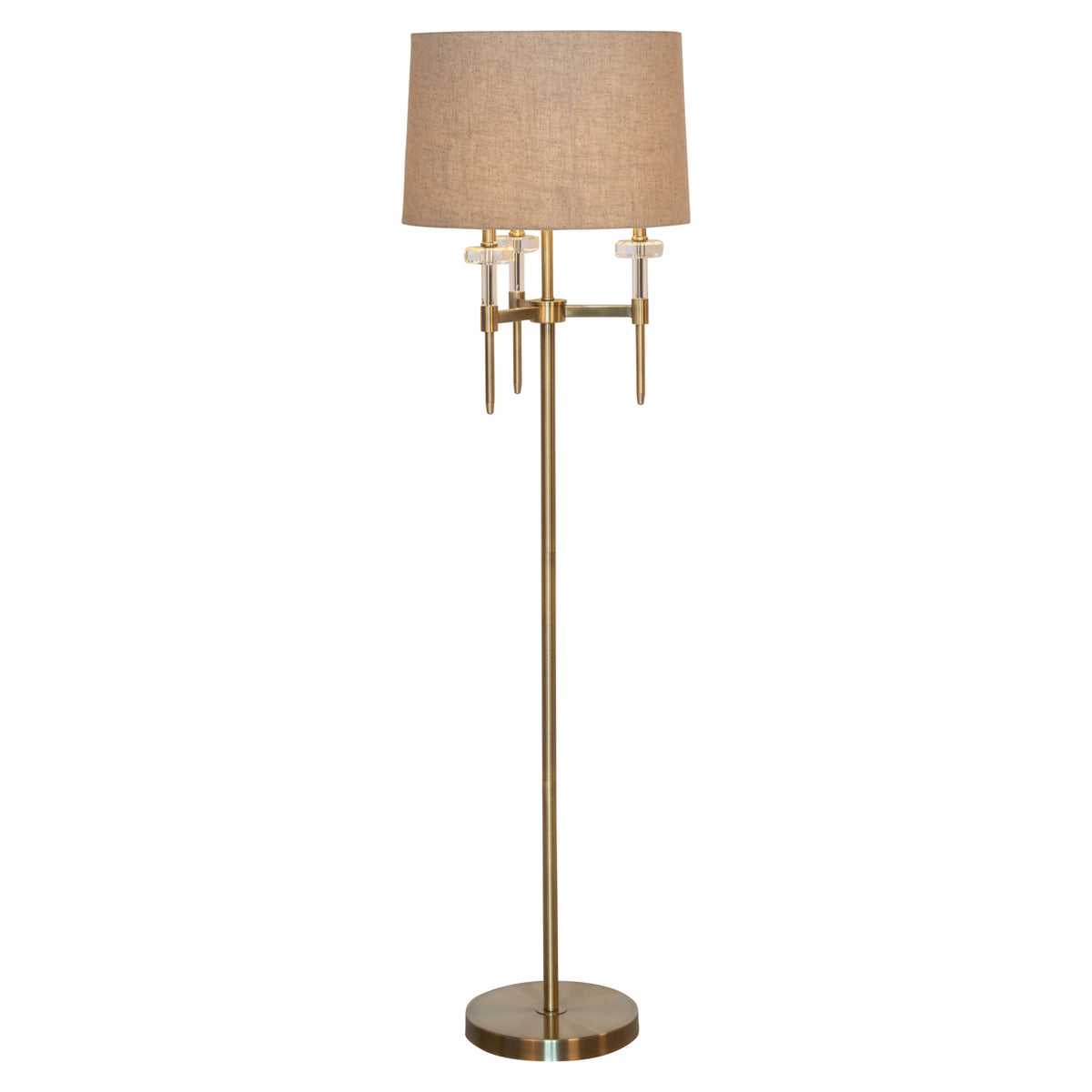 Floor lamp Josie brushed gold