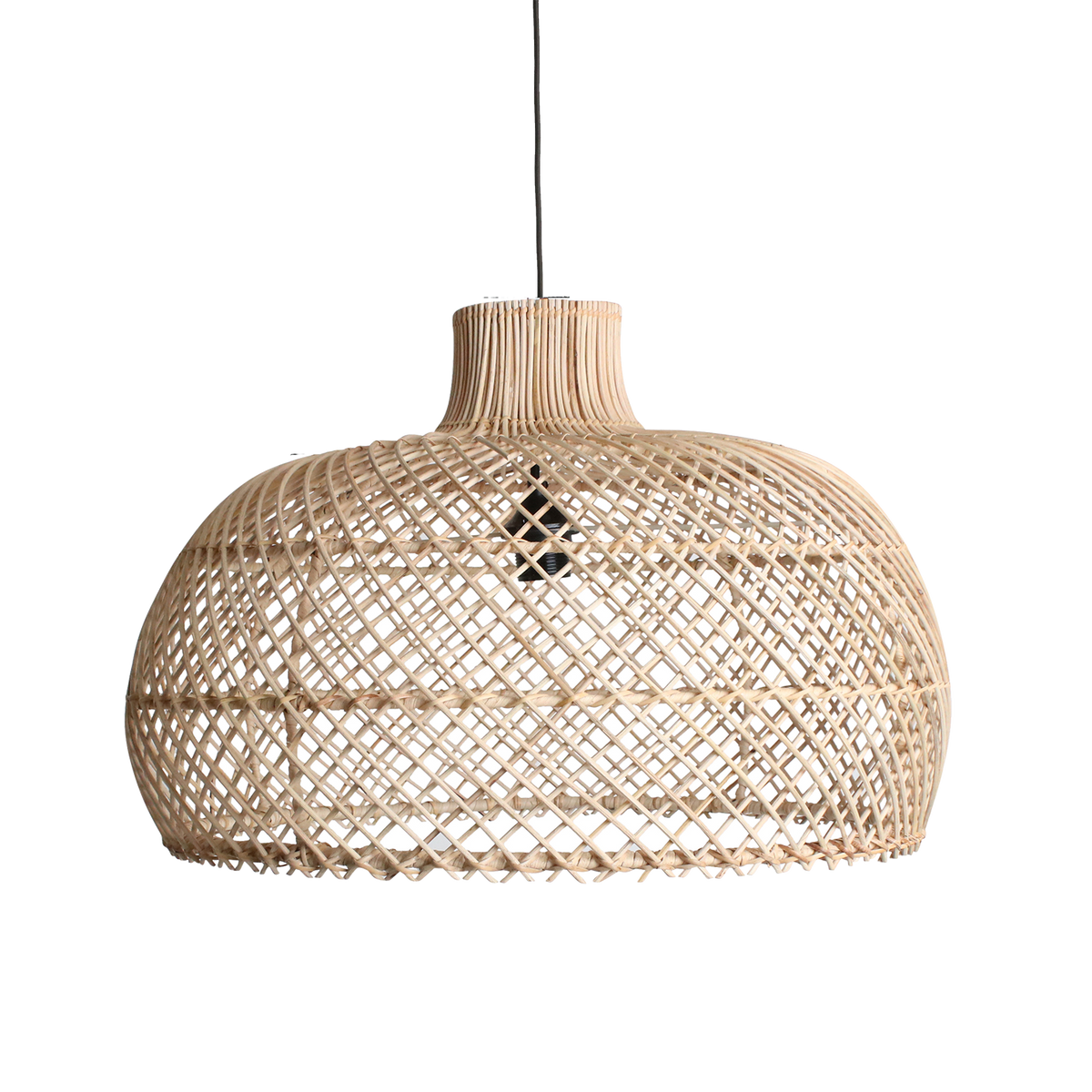 Suspension en rotin Maze naturelle -Ø 57x36 cm