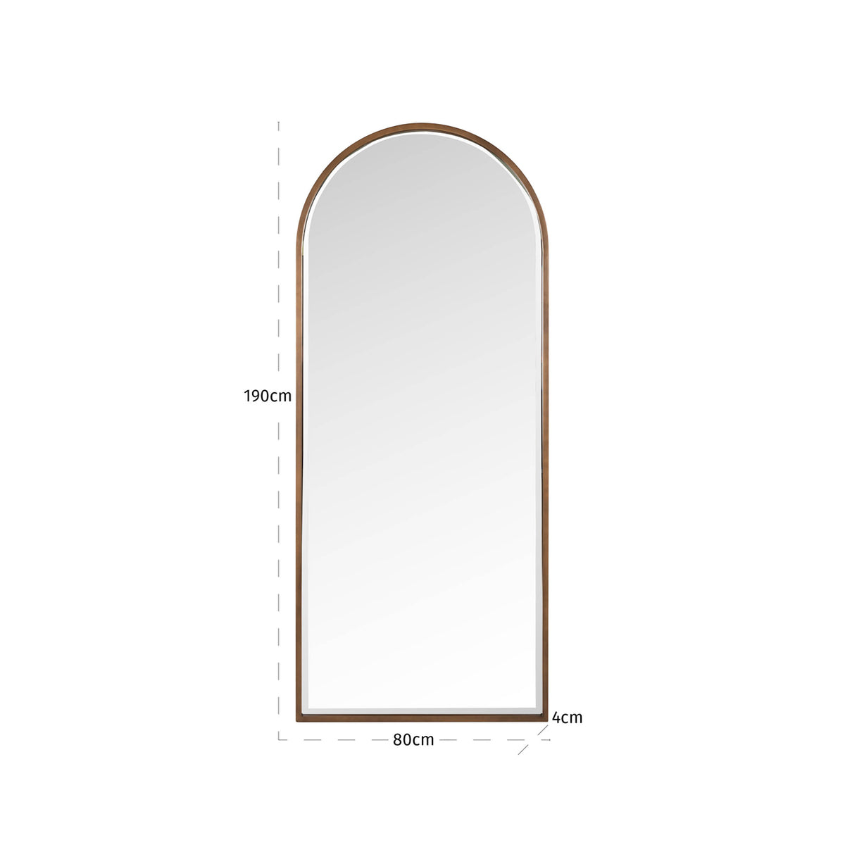 Mirror Maylinn brushed gold