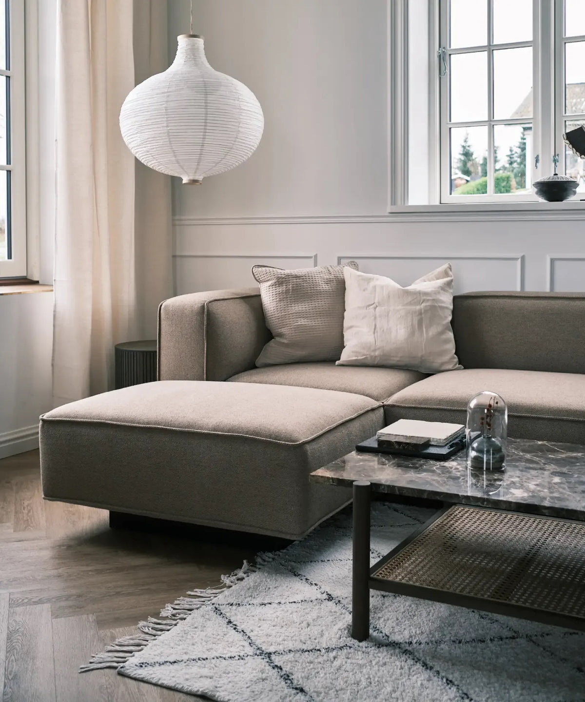 Utopia sofa corner - Dark beige