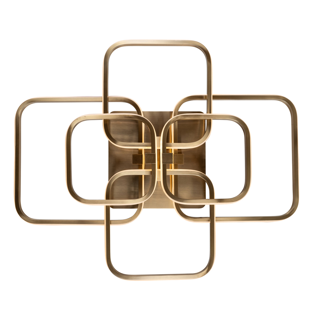 Plafonnier Cailey brushed gold