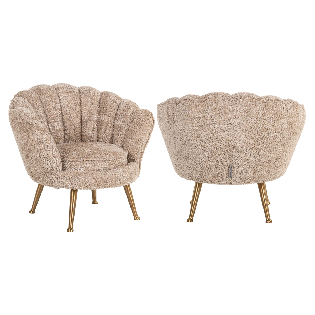 Lounge stoel Charly lovely beige kids