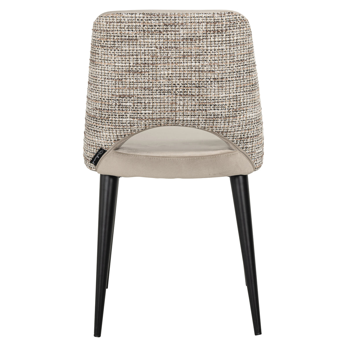 Dining chair Tabitha trendy nature fire retardant (Set of 2)