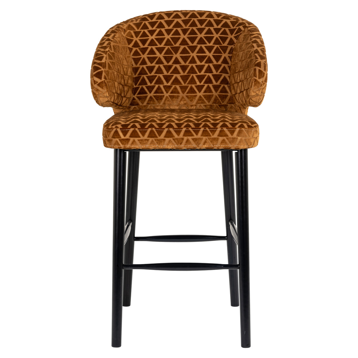 Bar stool Indigo old gold triangle