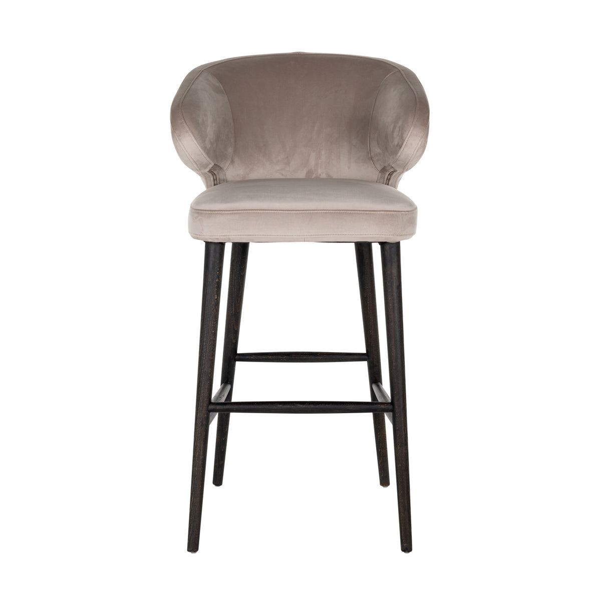 Bar stool Indigo khaki velvet