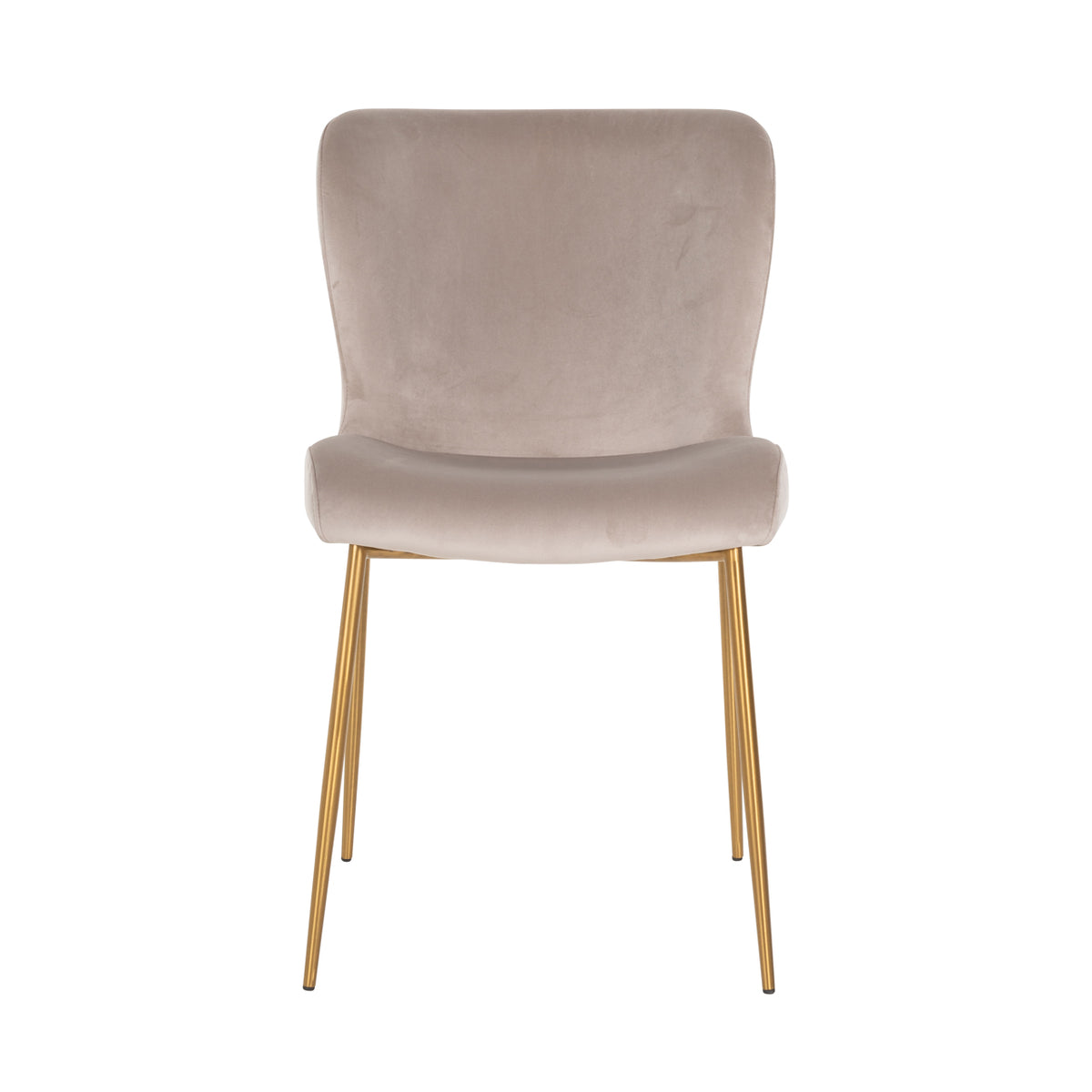 Odessa dining chair khaki velvet fire retardant (Set of 2)
