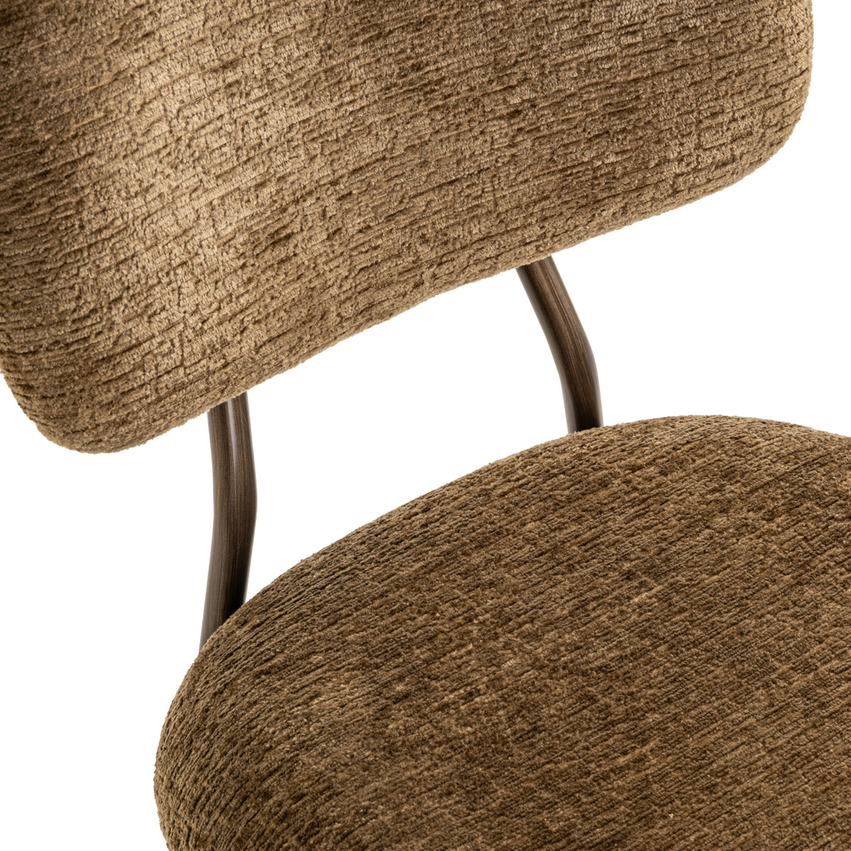 Counter chair Xenia brandy fusion fire retardant (Set of 2)