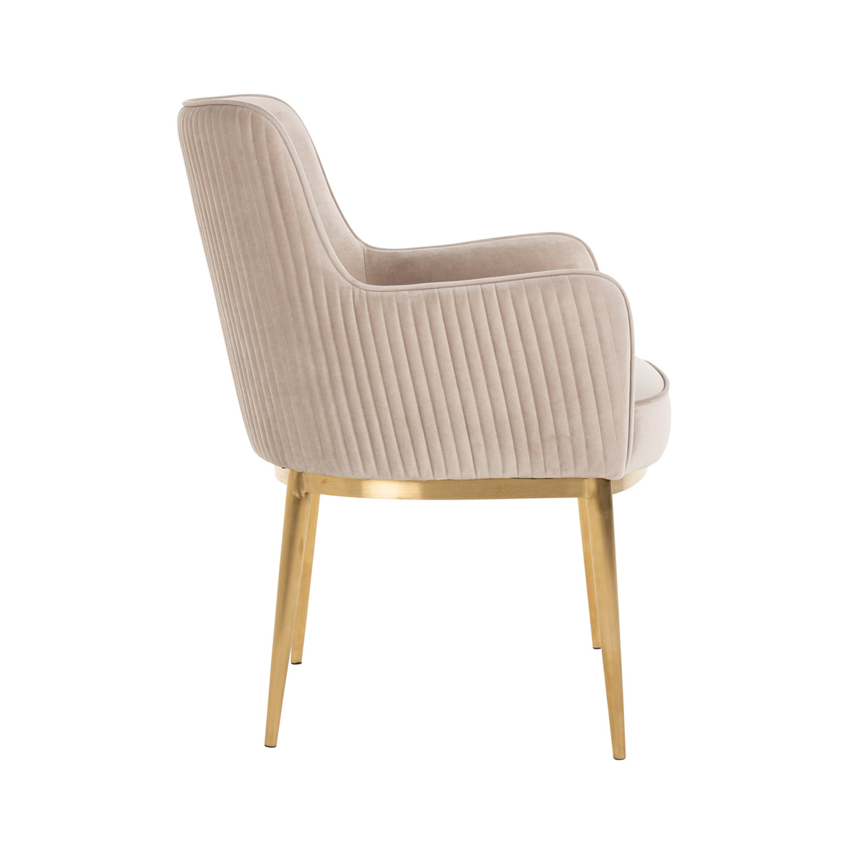 Breeze khaki velvet fire retardant dining chair (Set of 2)