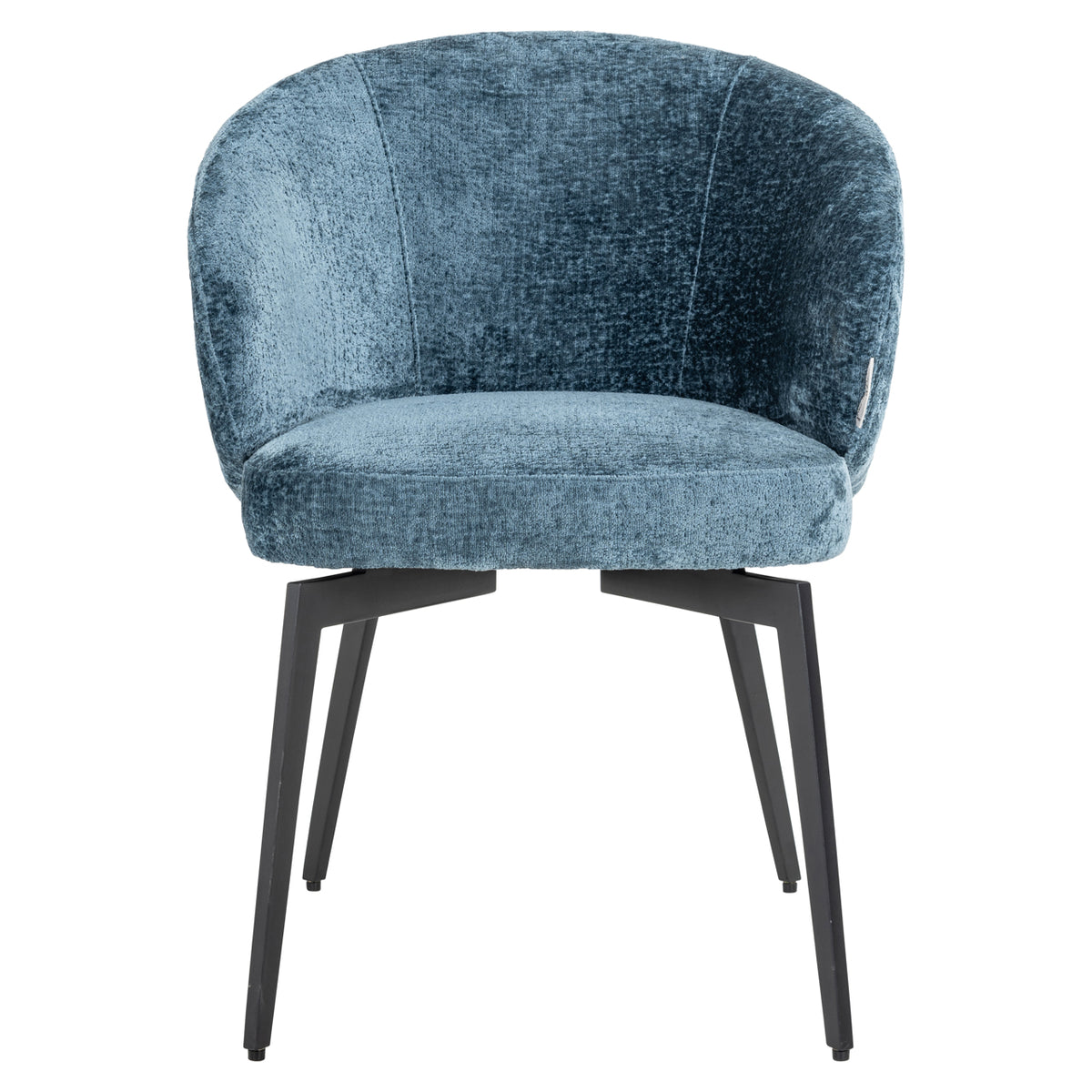 Esszimmerstuhl Amphara blue chenille schwer entflammbar