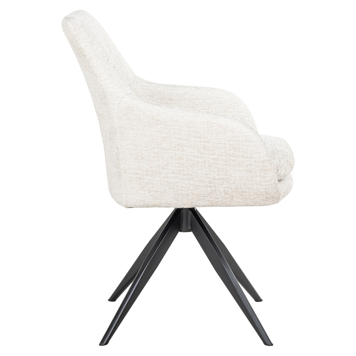 Chaise de salle à manger Lisonne cream fusion pivotante