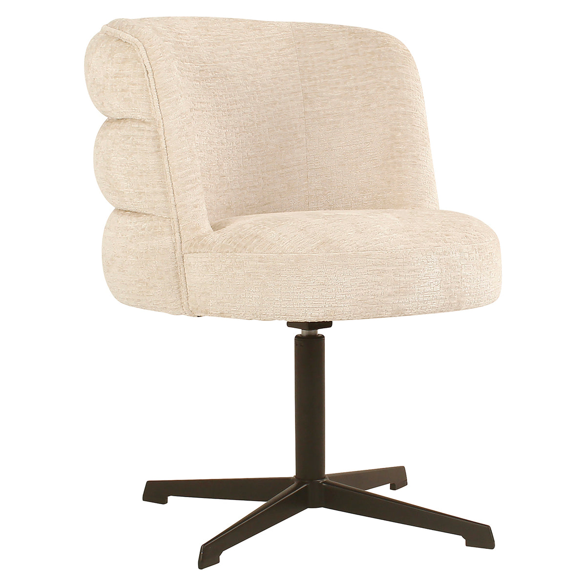 Alexander Jones cream fusion swivel dining chair (Chadwick)
