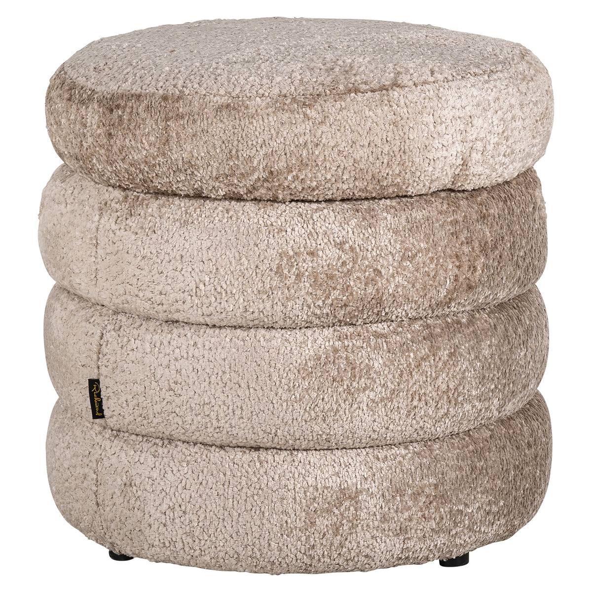 Pouf et repose-pieds Adele mouton naturel