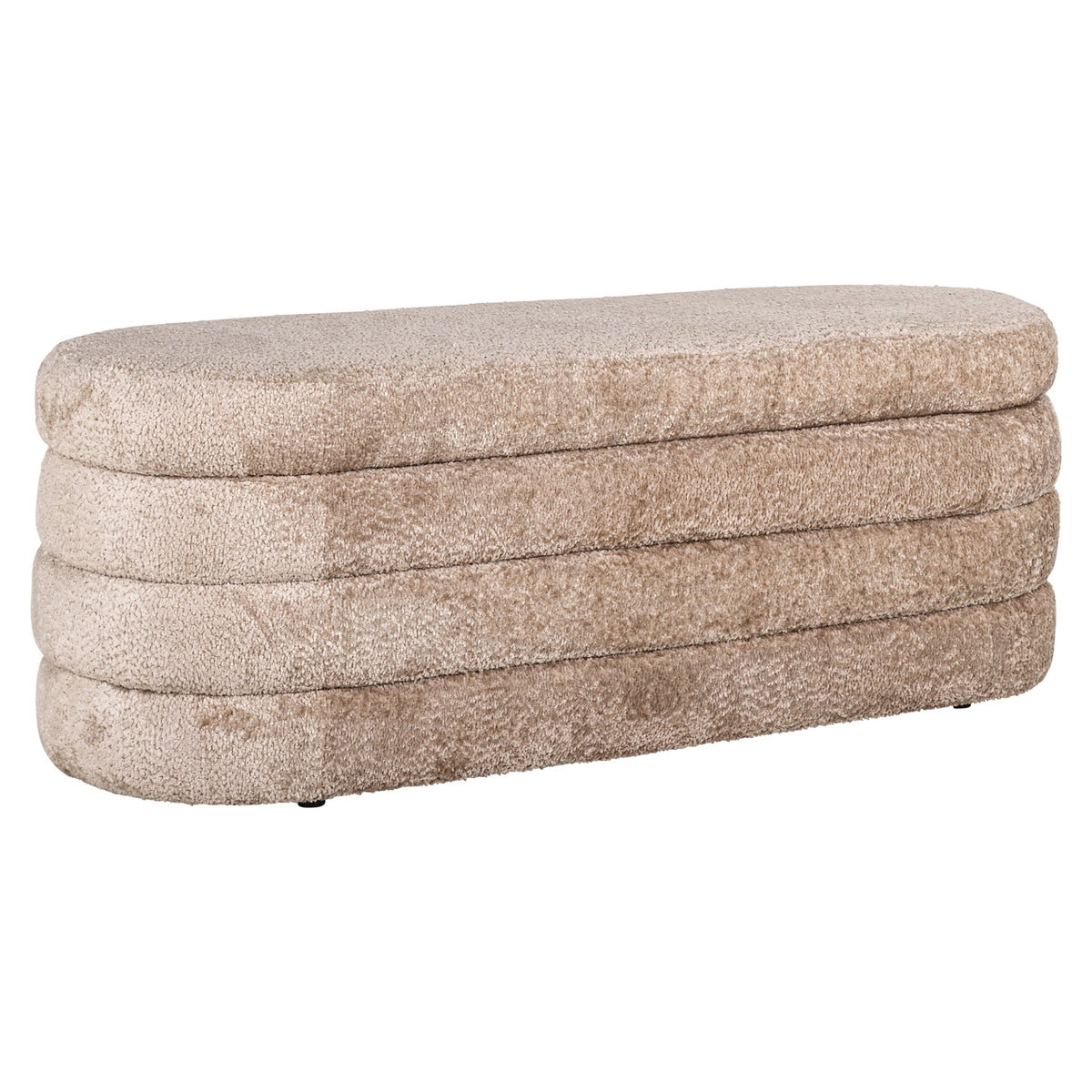Pouf & footstool Camille natural sheep