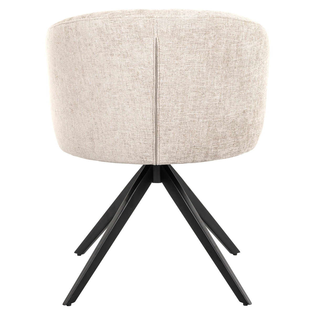 Olivia natural miami swivel dining chair