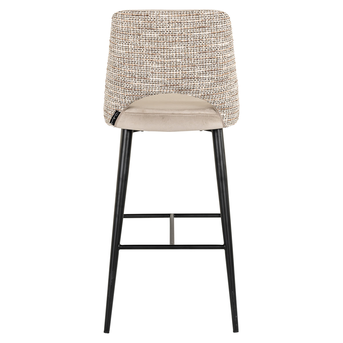 Tabitha trendy nature fire-retardant bar stool