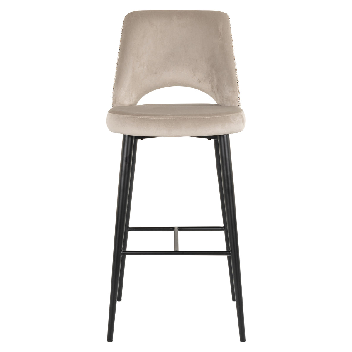 Chaise de bar Tabitha trendy nature ignifugée