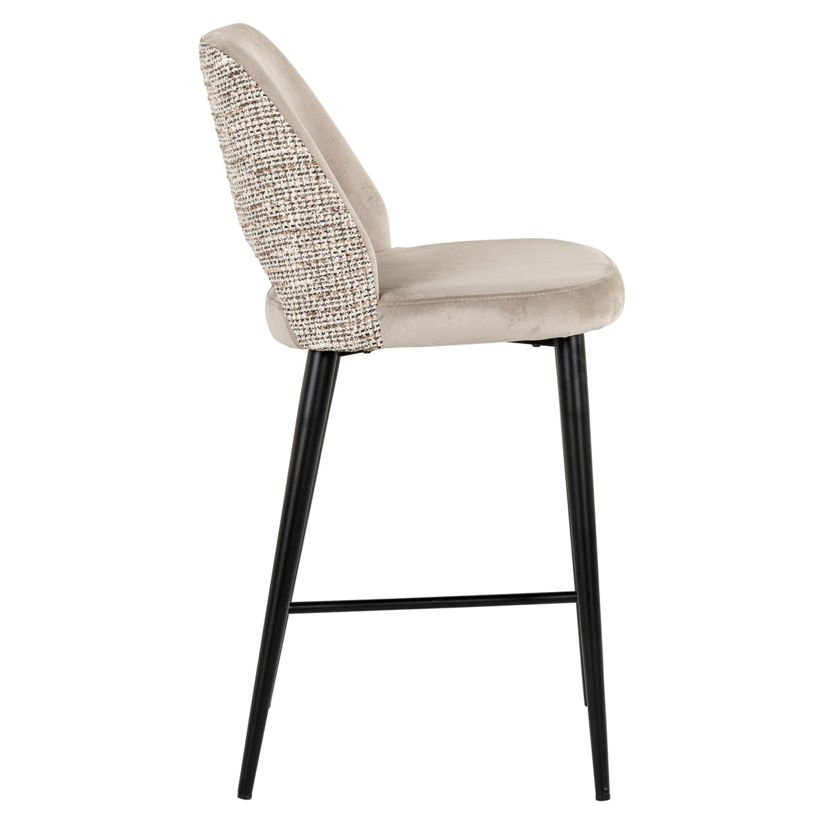 Tabitha trendy nature fire-retardant counter stool