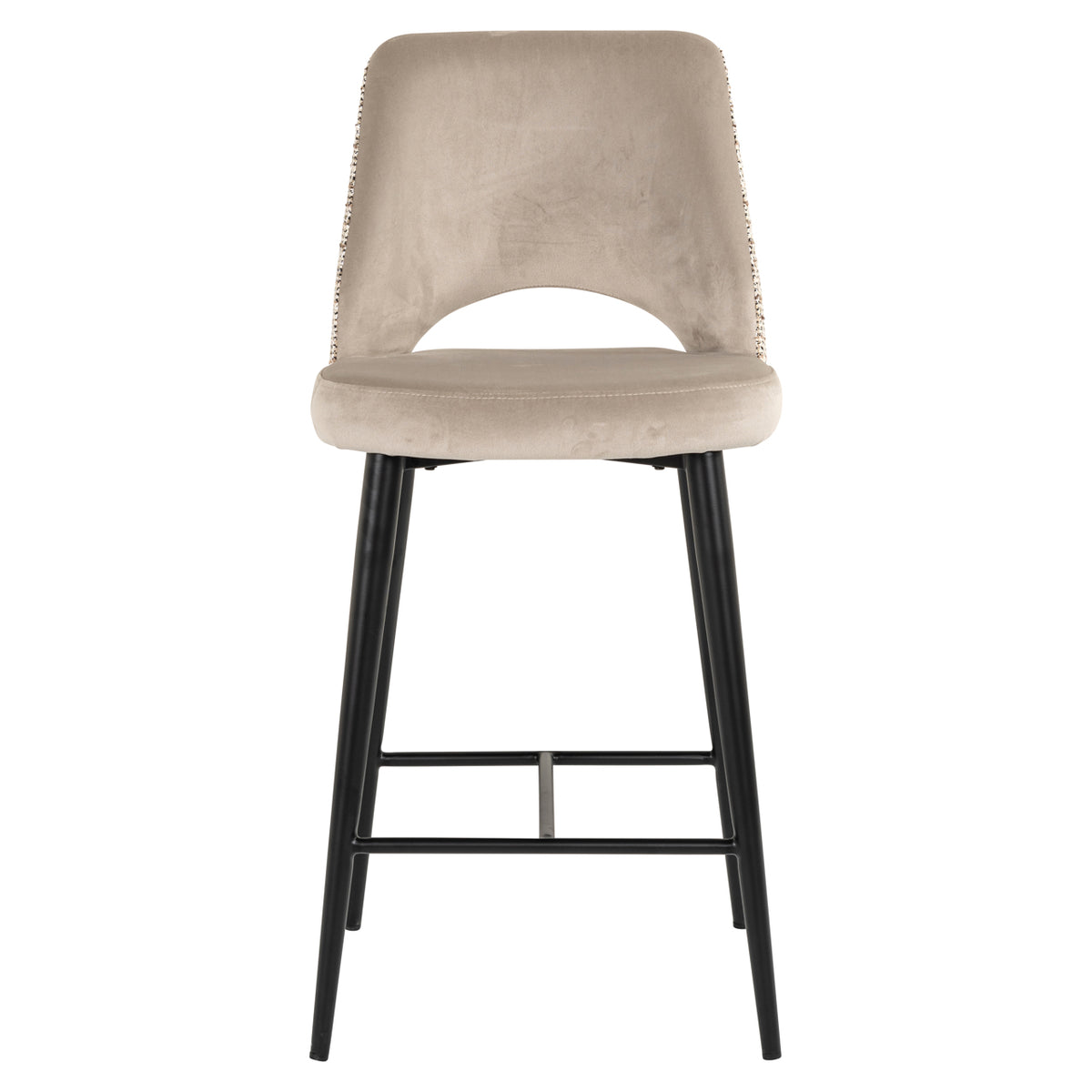Tabitha trendy nature fire-retardant counter stool