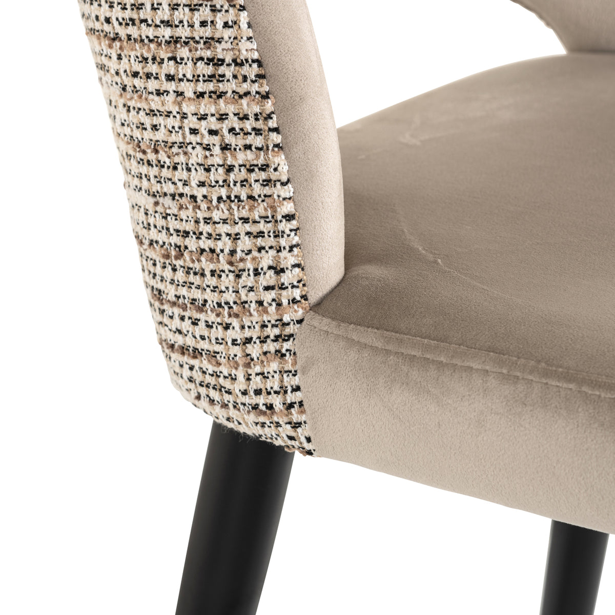 Tabitha trendy nature fire-retardant counter stool