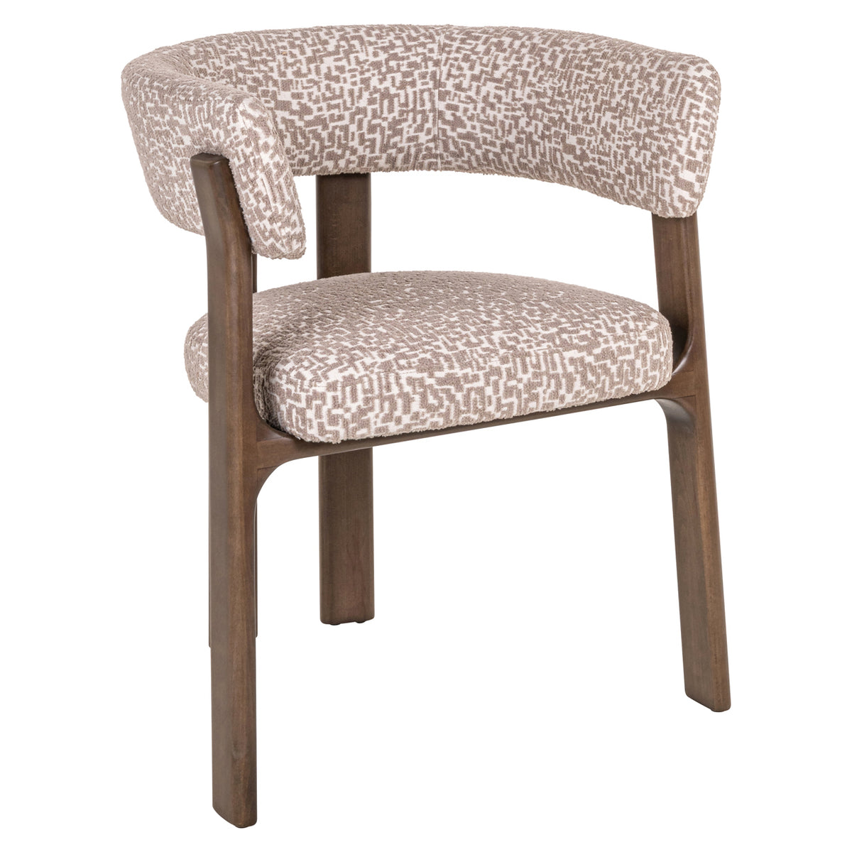 Contigo natural geo dining chair