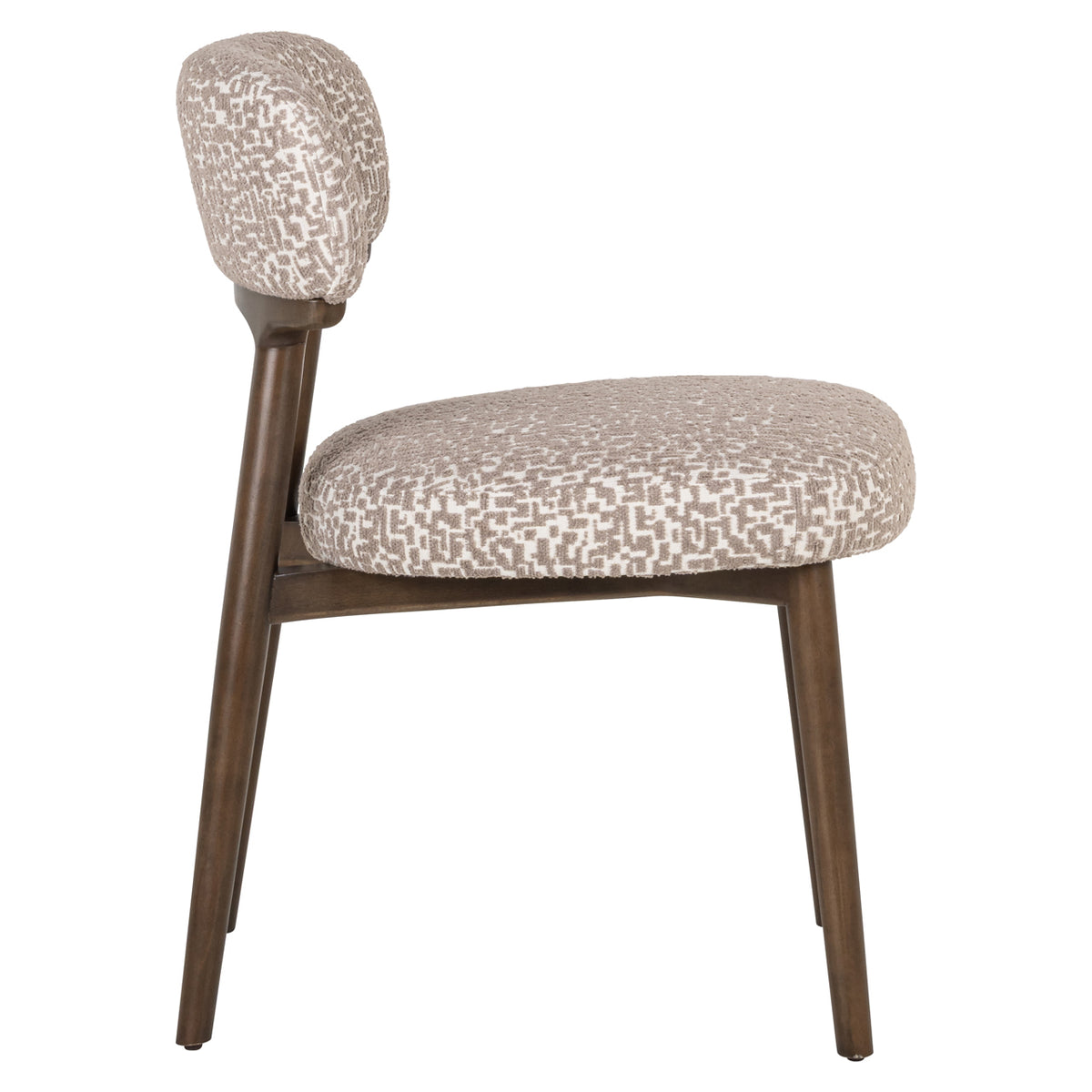 Chaise de salle à manger Basker natural geo (Set de 2)