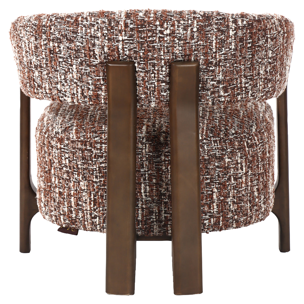 Fauteuil lounge Dalara noisette